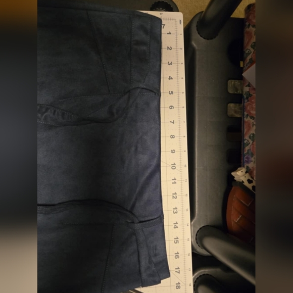 NYCC New York Clothing Company Skirt Large  Tie Waist Midi Length Dark Green - Picture 5 of 8